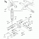 KLR650 (KL650-EBF) Задняя подвеска