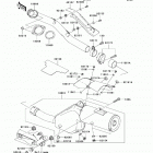KLR650 (KL650-EBF) Глушитель