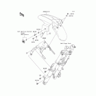 Ninja 250R (EX250-JBFA) Переднее крыло(ья)