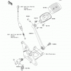 Ninja 250R (EX250-JBFA) Педаль тормоза