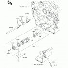 Ninja 250R (EX250-JBFA) Валы и вилки переключения передач