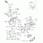 KLR650 (KL650-EBF) Обтекатели
