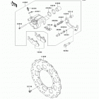KLR650 (KL650-EBF) Передний тормоз
