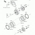 KX450F (KX450-EBF) Сцепление