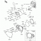 KX450F (KX450-EBF) Крышки двигателя