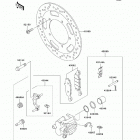 Ninja 250R (EX250-JBFA) Передний тормоз