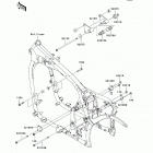 Ninja 250R (EX250-JBFA) Крепление двигателя