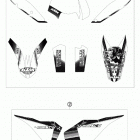 450 XC-W SD CHASSIS Наклейки