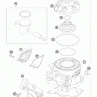 85 SX ENGINE Zylinder