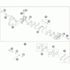 65 SX CHASSIS Тормозной суппорт задний