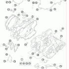 85 SX ENGINE Картер двигателя
