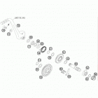 250 XCF-W SD ENGINE Кик стартер