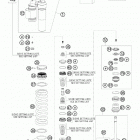 150 SX CHASSIS Амортизатор в разборе