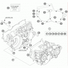 300 XC ENGINE Картер двигателя
