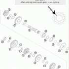 200 XC-W ENGINE Трансмиссия 2-контрпривод