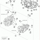 450 EXC ENGINE Картер двигателя