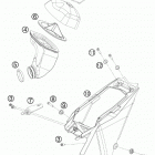 65 SX CHASSIS Воздушный фильтр