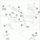 85 SX CHASSIS Главный цилиндр тормозной