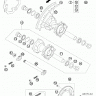 85 SX CHASSIS Заднее колесо