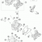 50 SX MINI ENGINE Картер двигателя