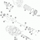 350 SX-F ENGINE Масляная система