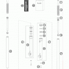 50 SX CHASSIS Передняя вилка
