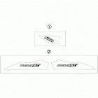 300 XC CHASSIS Наклейки