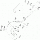 65 SX CHASSIS Глушитель