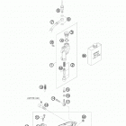 450 EXC CHASSIS Тормозной цилиндр задний
