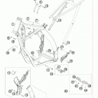 250 XC-W CHASSIS Рама