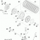 300 XC ENGINE Сцепление