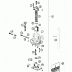 50 SX ENGINE Карбюратор
