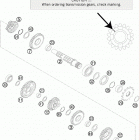 150 SX ENGINE Трансмиссия 2-контрпривод