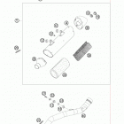 450 XC-W SD CHASSIS Глушитель