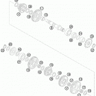 85 SX ENGINE Getriebe ii - abtriebswelle