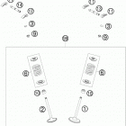 450 SX-F ENGINE Клапана