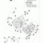 250 SX-F ENGINE Картер двигателя