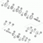 65 SX ENGINE Трансмиссия