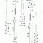 65 SX CHASSIS Передняя вилка