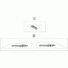 250 SX-F CHASSIS Наклейки
