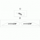250 XC CHASSIS Наклейки