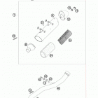 250 XCF-W SD CHASSIS Глушитель