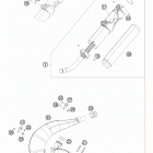 250 SX CHASSIS Глушитель