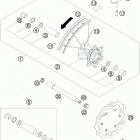 150 SX CHASSIS Переднее колесо