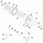 85 SX ENGINE Сцепление