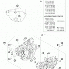 350 SX-F ENGINE Картер двигателя