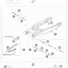 250 XCF-W SD CHASSIS Бугель