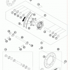 150 SX CHASSIS Заднее колесо
