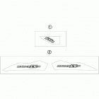 350 SX-F CHASSIS Наклейки