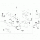 65 SX CHASSIS Главный цилиндр тормозной